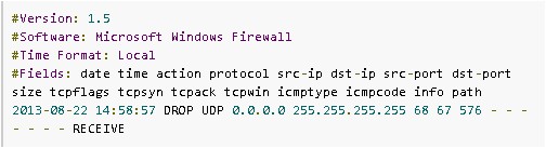 windows防火墙日志在IP追踪的利用