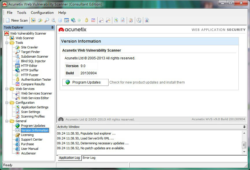 安全扫描器Acunetix Web Vulnerability Scanner 9.x 破解版